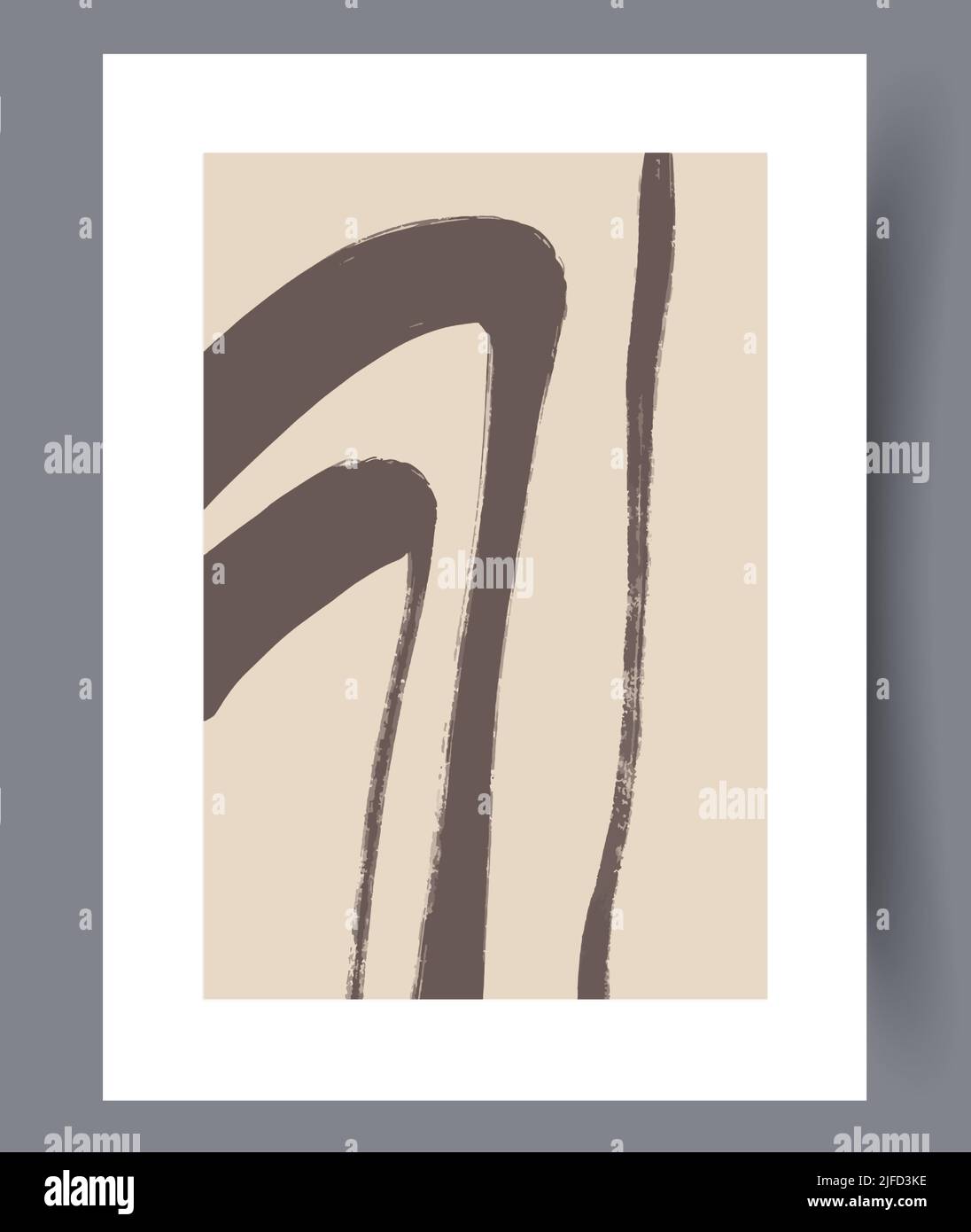 Design astratto di pareti d'arte moderna Illustrazione Vettoriale