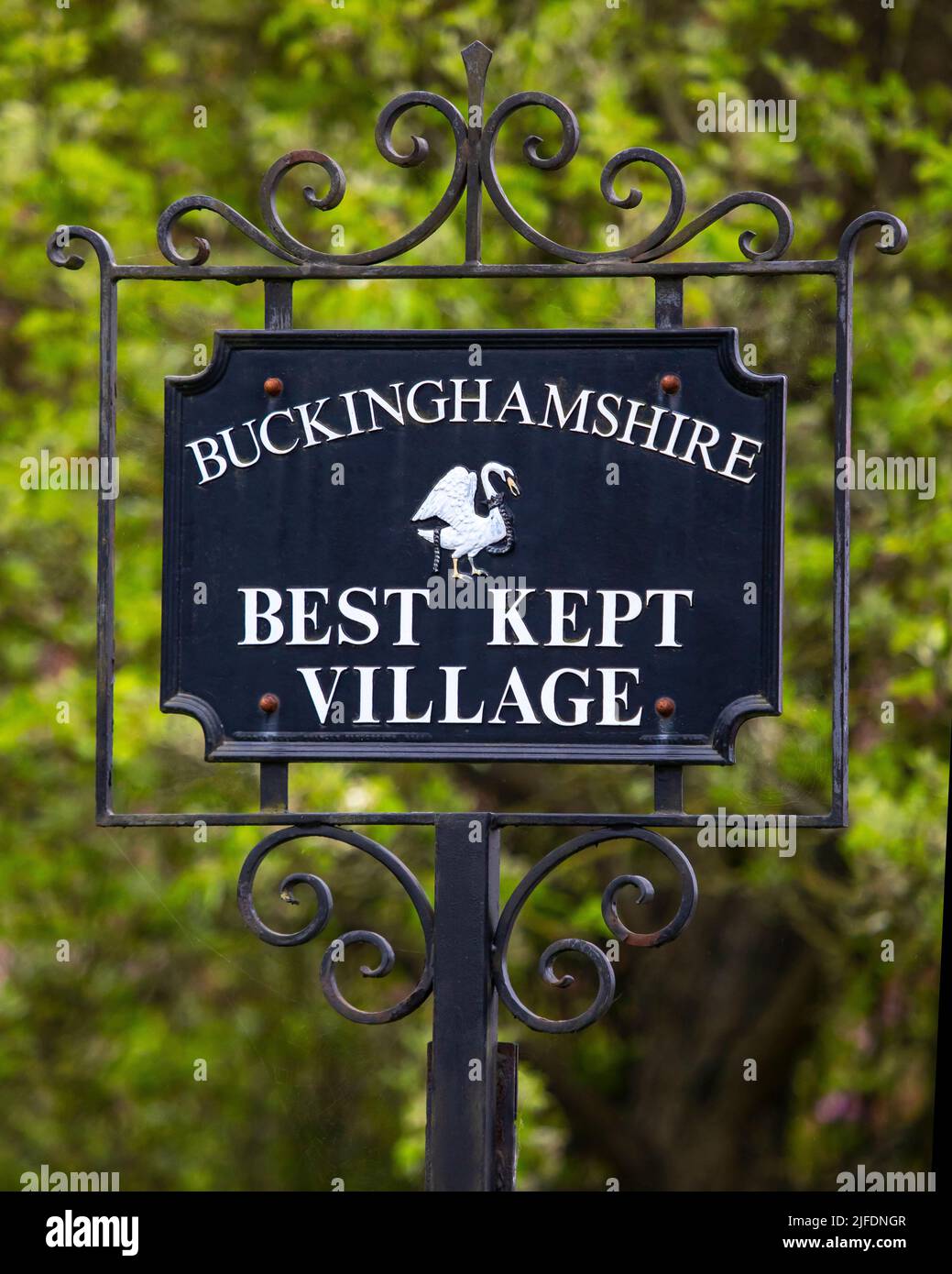 Miglior segno tenuto Village in Marlow, Buckinghamshire, Regno Unito. Foto Stock