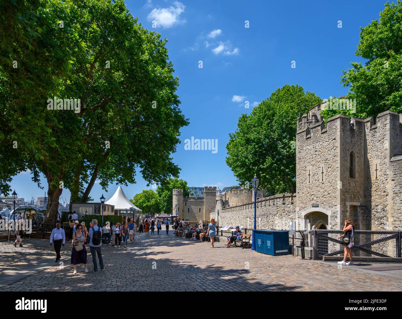 La Torre di Londra, London, England, Regno Unito Foto Stock