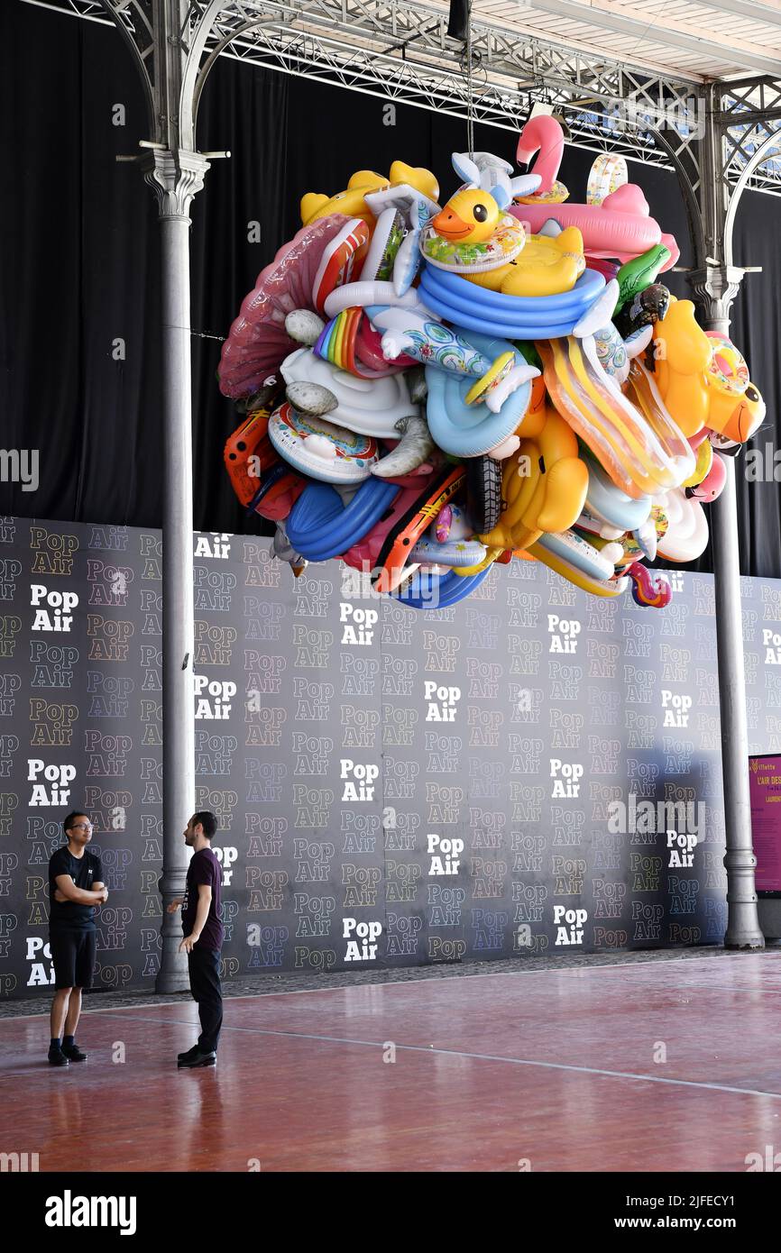Parc de la villette - Parigi - Francia Foto Stock