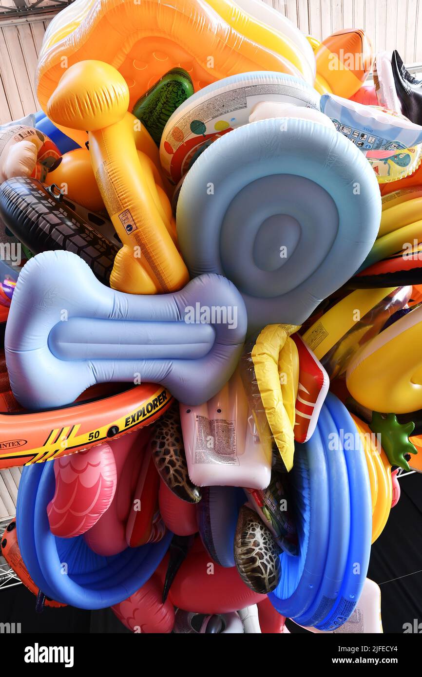 Parc de la villette - Parigi - Francia Foto Stock