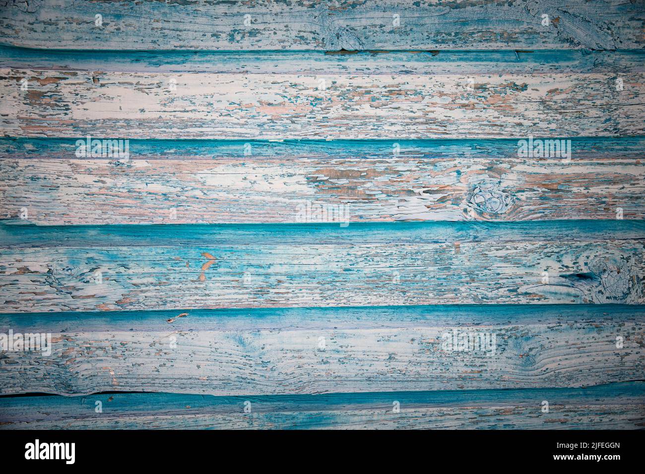 Dipinto di blu di tavole di legno come sfondo o texture, schema naturale. Foto Stock