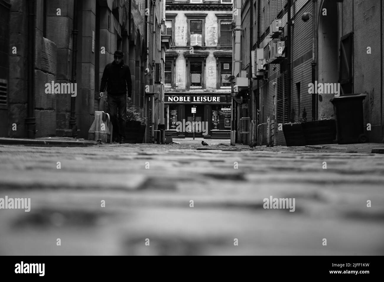 Scozia a livello stradale Foto Stock