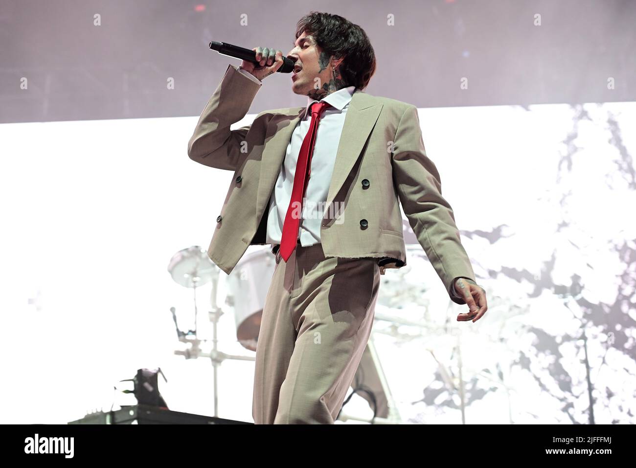 Sheffield alternative rock band Bring Me The Horizon suona la notte di apertura del loro tour 'Post Human' 2021 alla Bonus Arena di Hull il 20 settembre 2021 con: Bull Me The Horizon, Oliver Sykes dove: Hull, Regno Unito quando: 20 set 2021 credito: Graham Finney/WENN Foto Stock Sheffield alternative rock band Bring Me The Horizon suona la notte di apertura del loro tour 'Post Human' 2021 alla Bonus Arena di Hull il 20 settembre 2021 con: Bull Me The Horizon, Oliver Sykes dove: Hull, Regno Unito quando: 20 set 2021 credito: Graham Finney/WENN Foto Stock