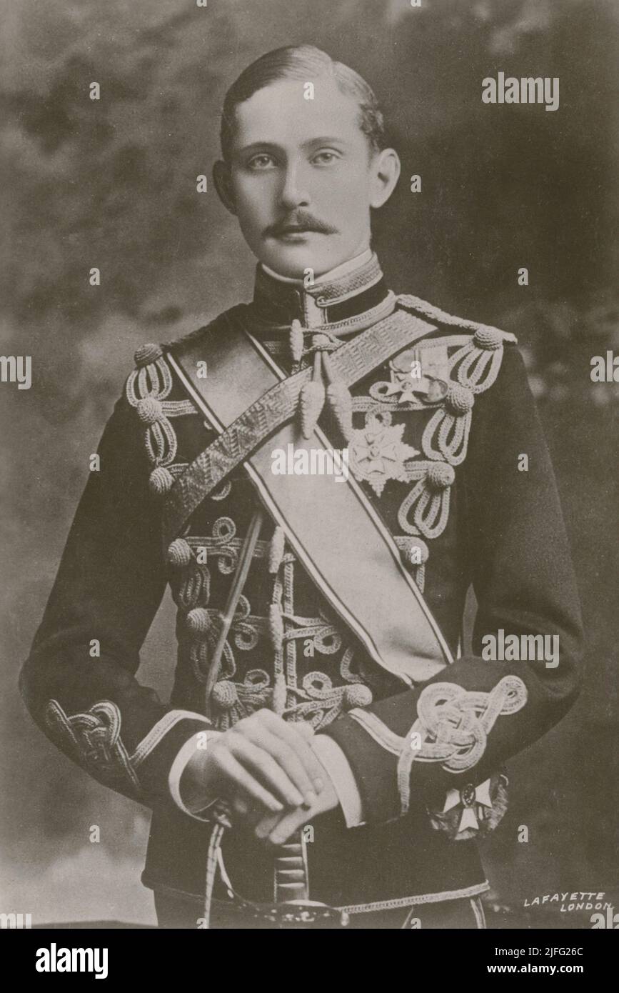 Principe Artù di Connaught, 1883-1938. Ufficiale militare britannico e nipote della regina Vittoria. 1903. Foto Stock
