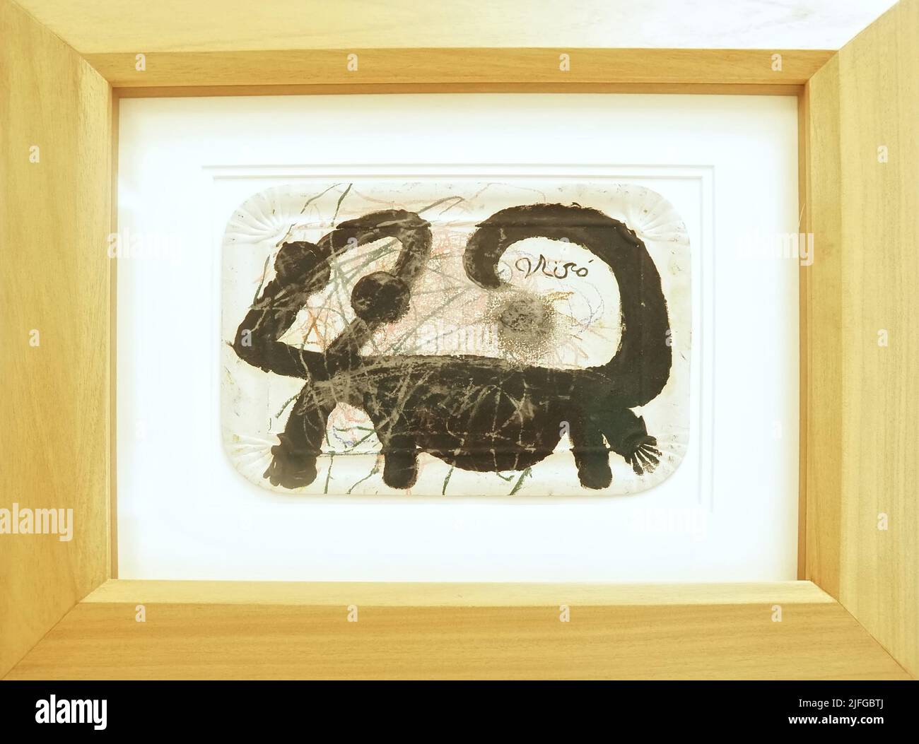 All'interno del museo Serralves a Porto - Mostra Jean Miro Foto Stock