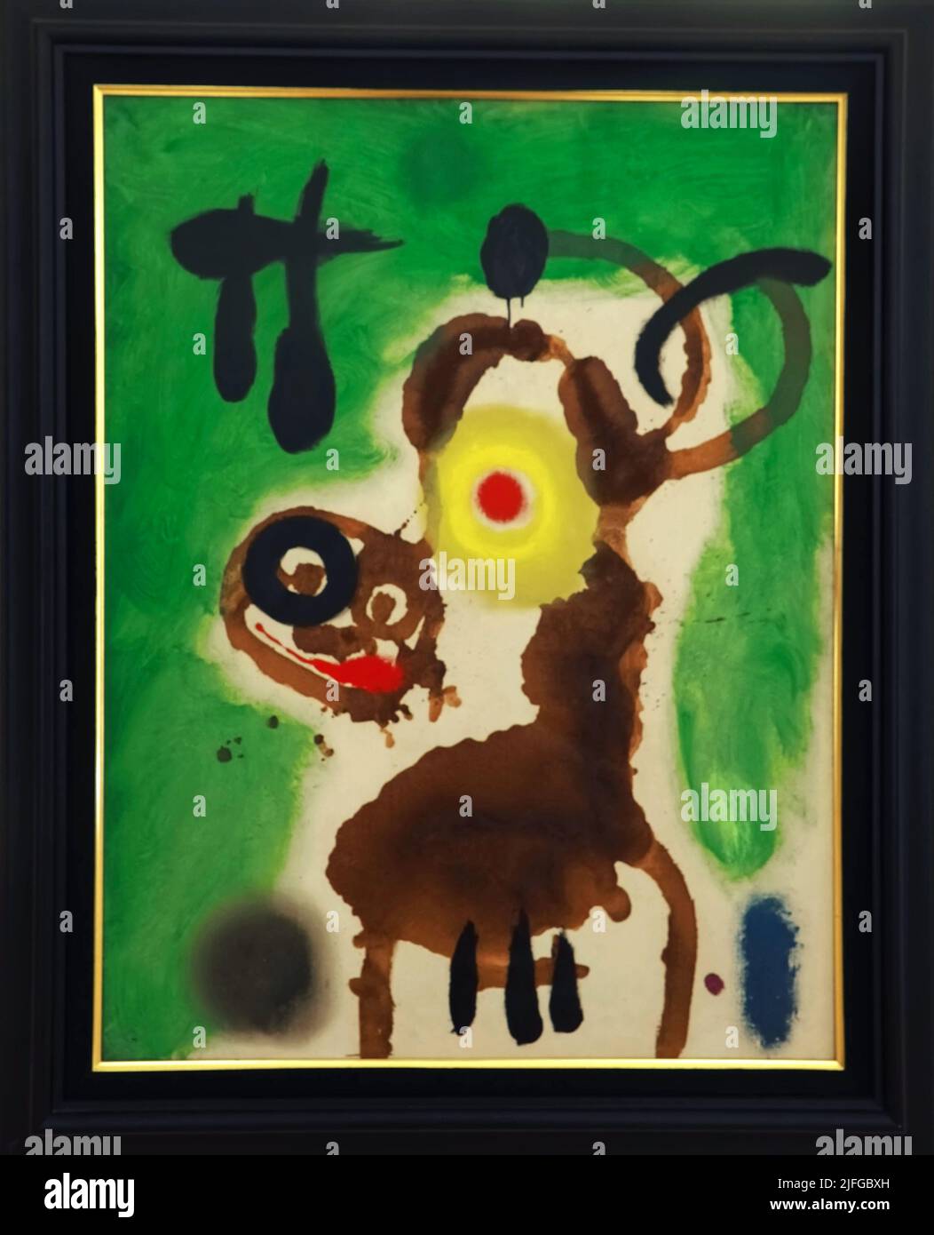 All'interno del museo Serralves a Porto - Mostra Jean Miro Foto Stock