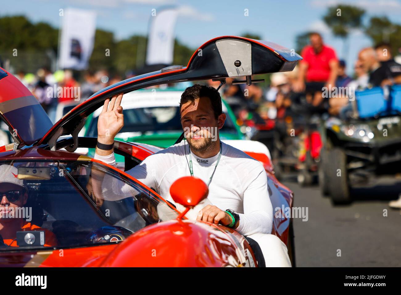 65 JACK (GB),Lola T70 Mk.3 / 1967 , azione durante il le Mans Classic 2022 dal 30 giugno al 3 luglio 2022 sul circuito des 24 Heures du Mans, a le Mans, Francia - Foto Julien Delfosse / DPPI Foto Stock