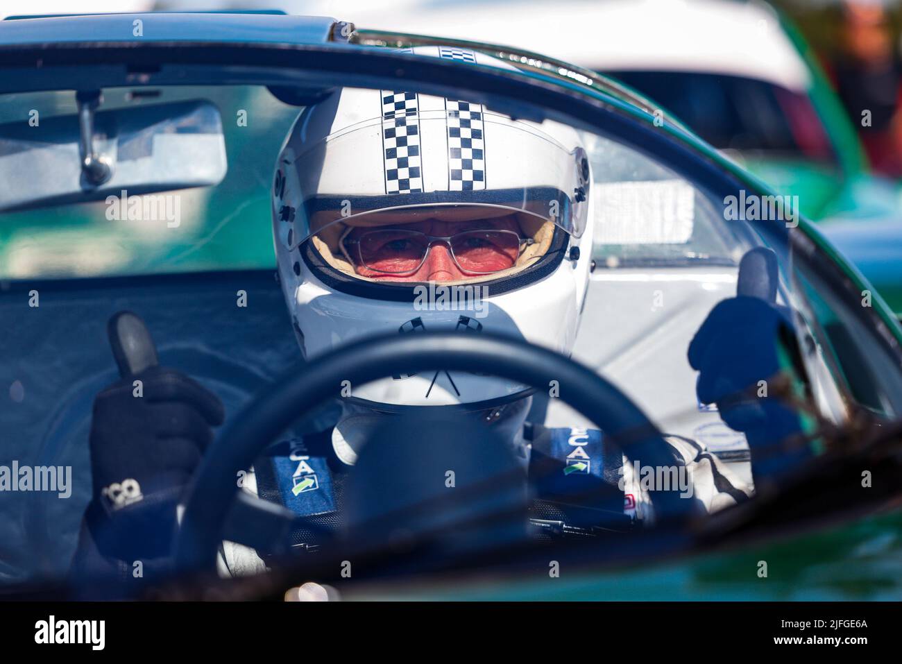 11 TROUILLARD / RONDONI (FR),Porsche 906 / 1966 , azione durante il le Mans Classic 2022 dal 30 giugno al 3 luglio 2022 sul circuito des 24 Heures du Mans, a le Mans, Francia - Foto Julien Delfosse / DPPI Foto Stock