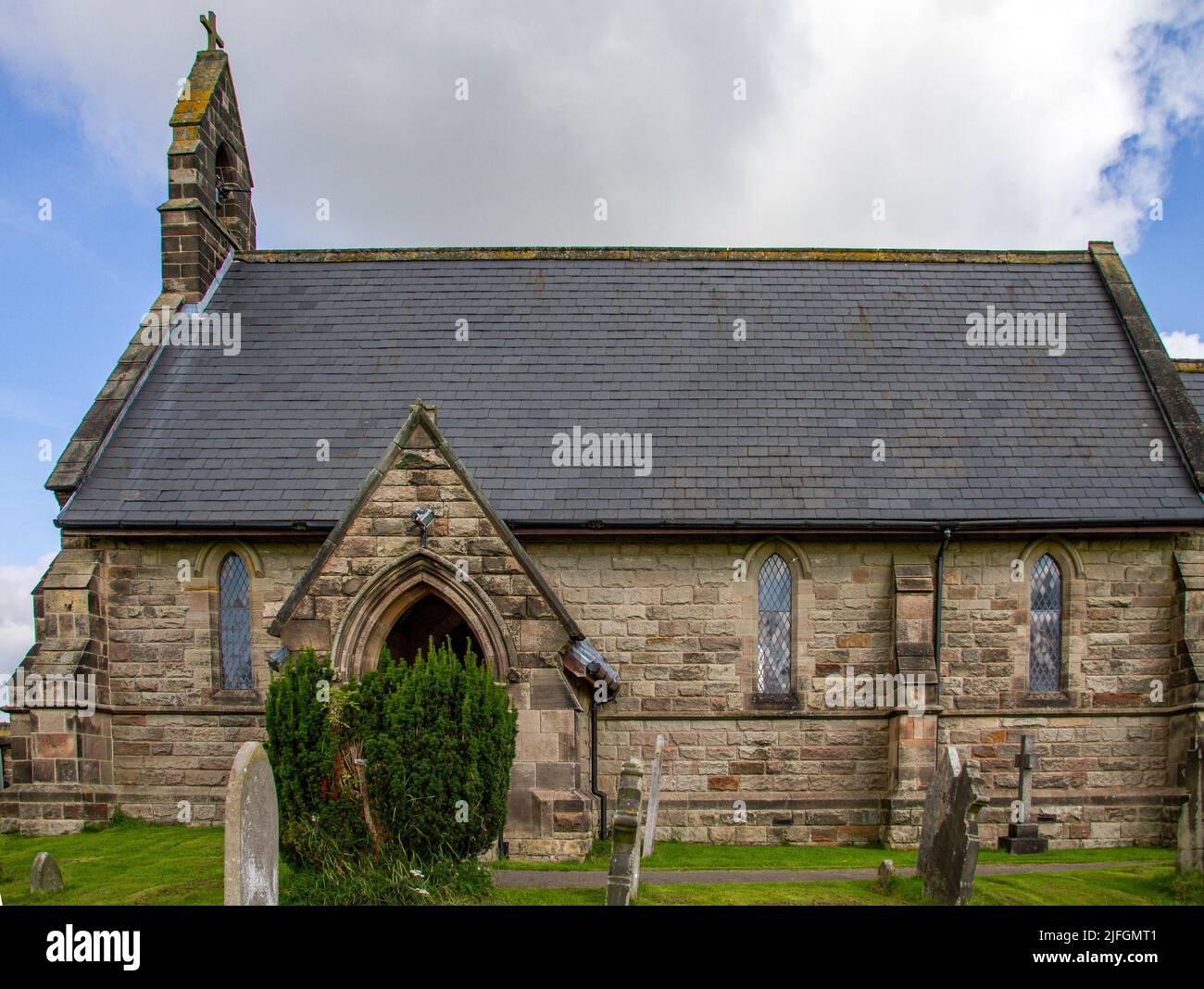 St Mary's Church Stanton Staffordshire Foto Stock