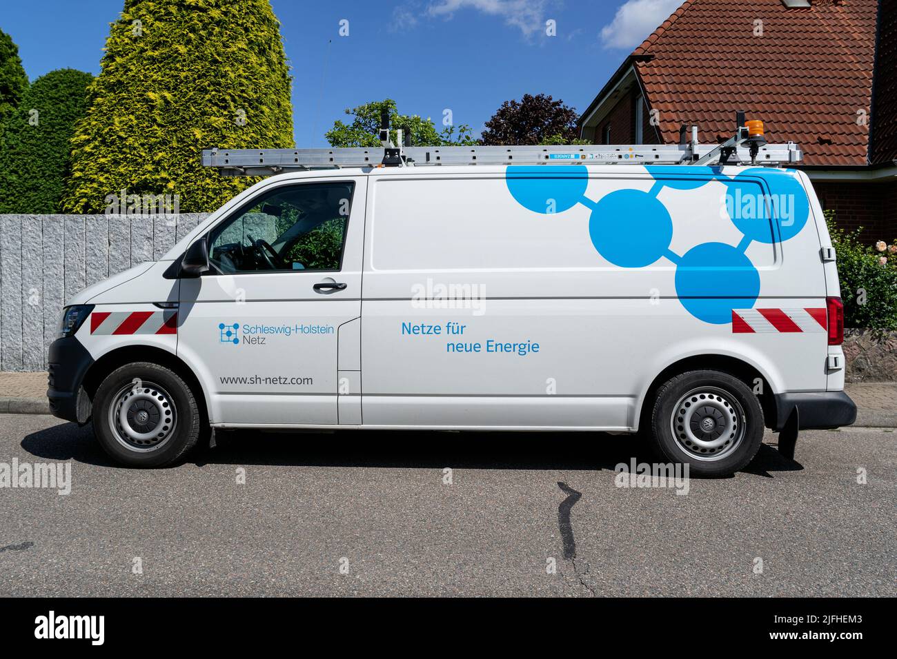 Schleswig-Holstein Netz Volkswagen Transporter Foto Stock