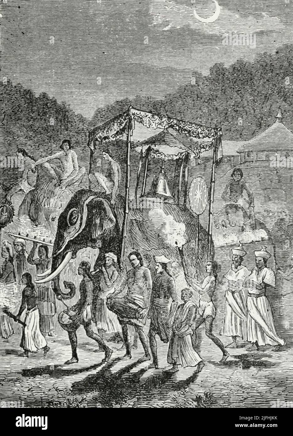 Festa Indù della Luna Nuova Foto Stock