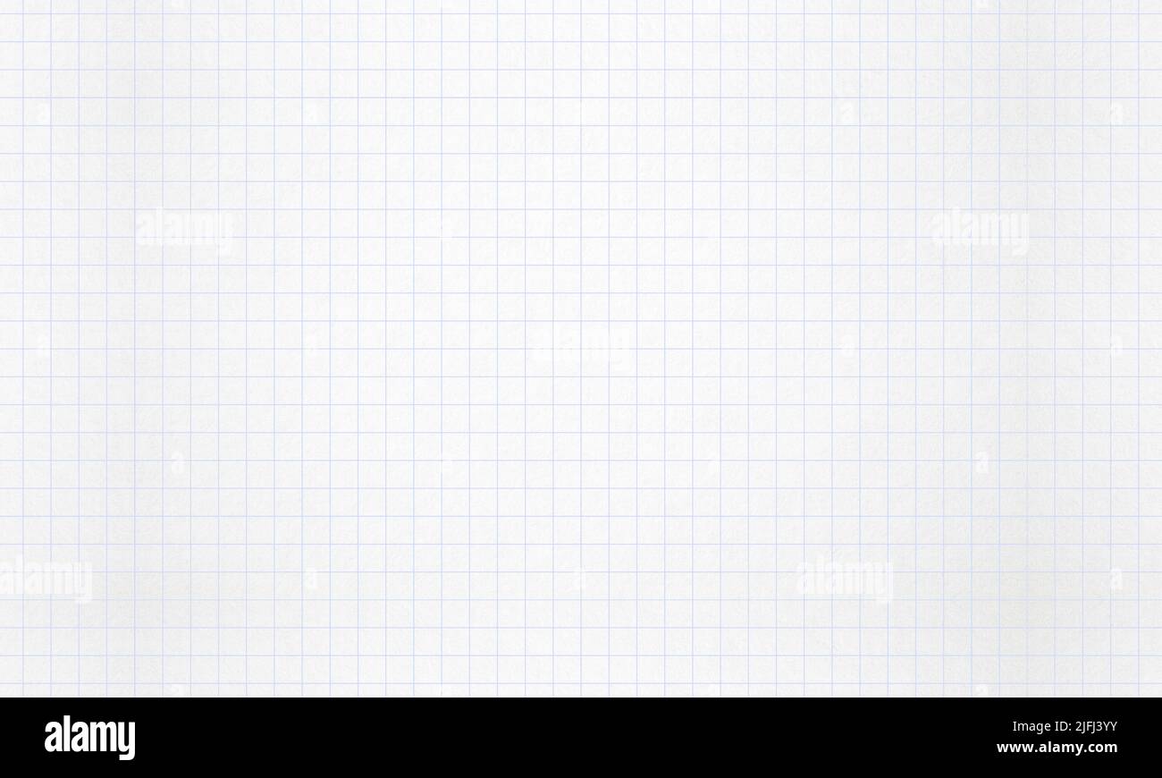 Fogli bianchi con righe dettagliate di carta per notebook in formato  quadrangolare per sfondo e texture Foto stock - Alamy