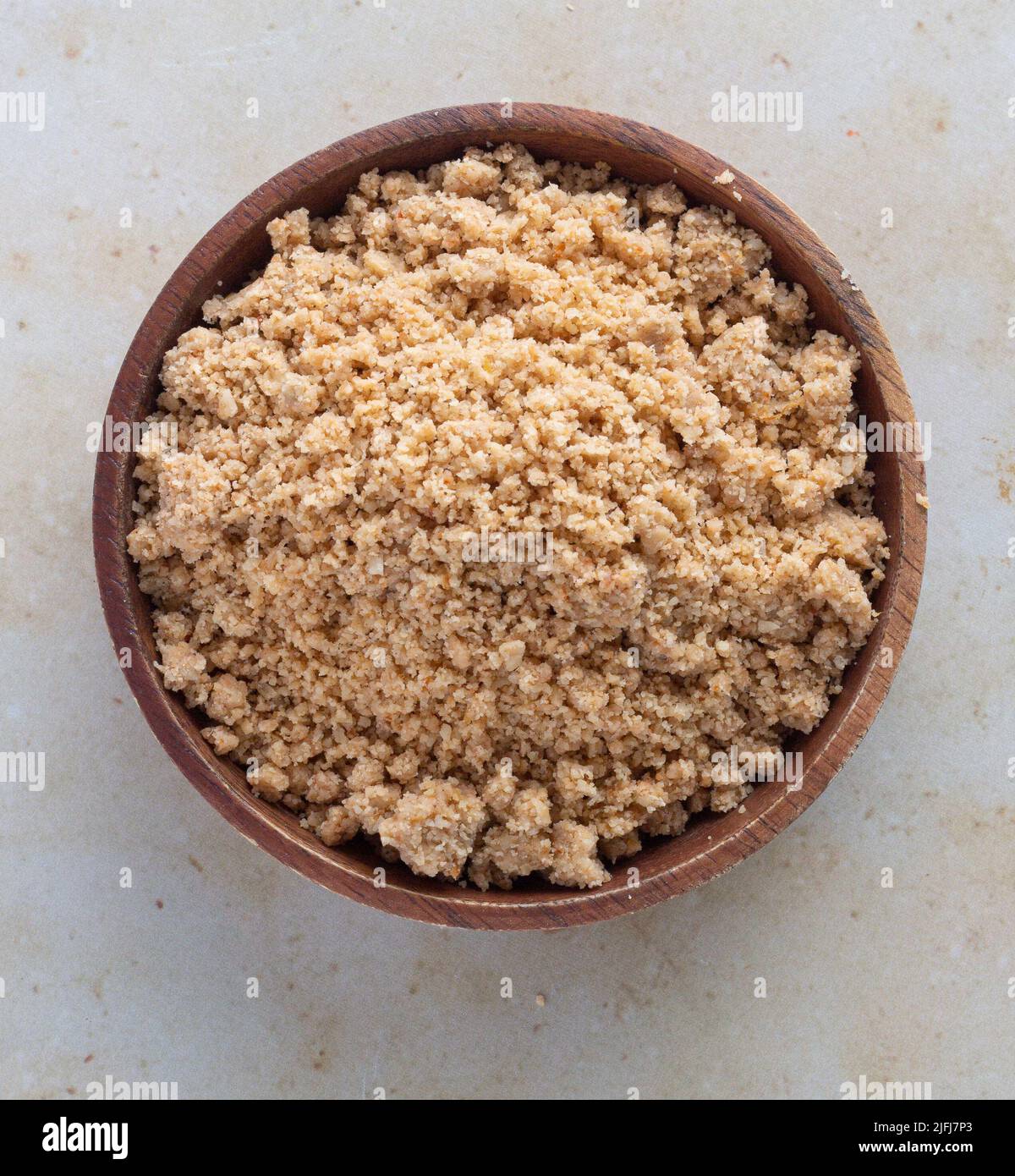 Citrullus lanatus. Ground egusi Melon Seeds noto anche come agushi Foto Stock