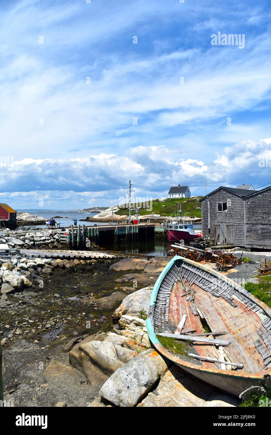 Porto, Peggy's Cove Foto Stock