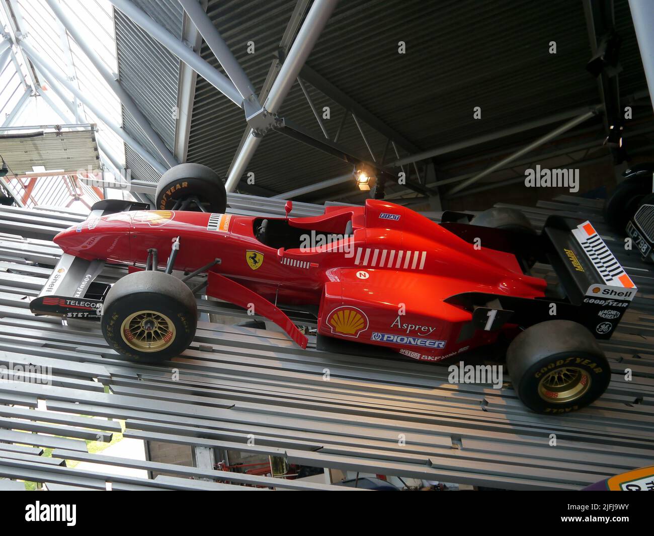 Ferrari F310 Formula 1 in mostra al National Motor Museum di Beaulieu, Inghilterra Foto Stock
