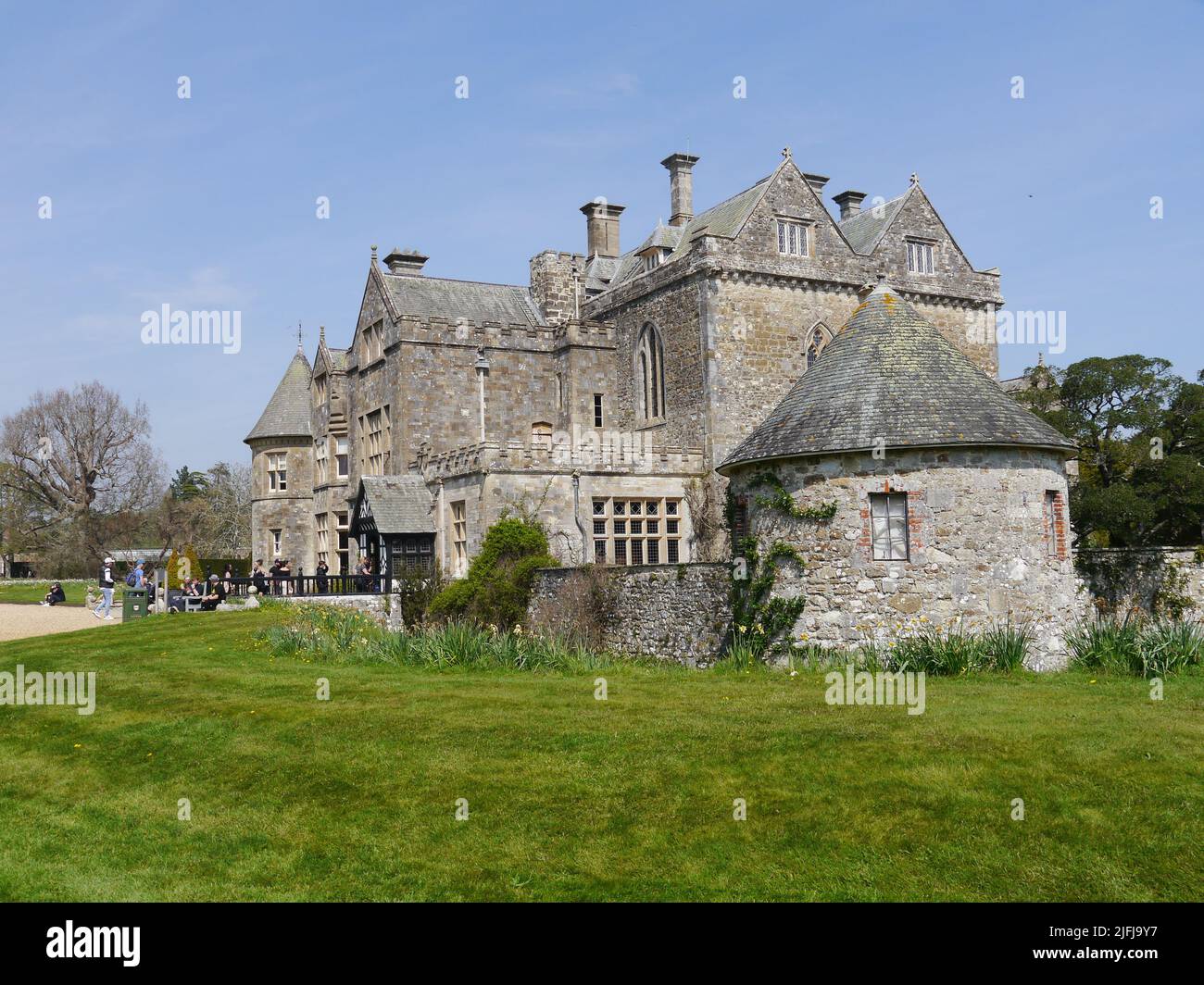 Beaulieu Palace House nella proprietà Beaulieu, nuova foresta, Inghilterra Foto Stock
