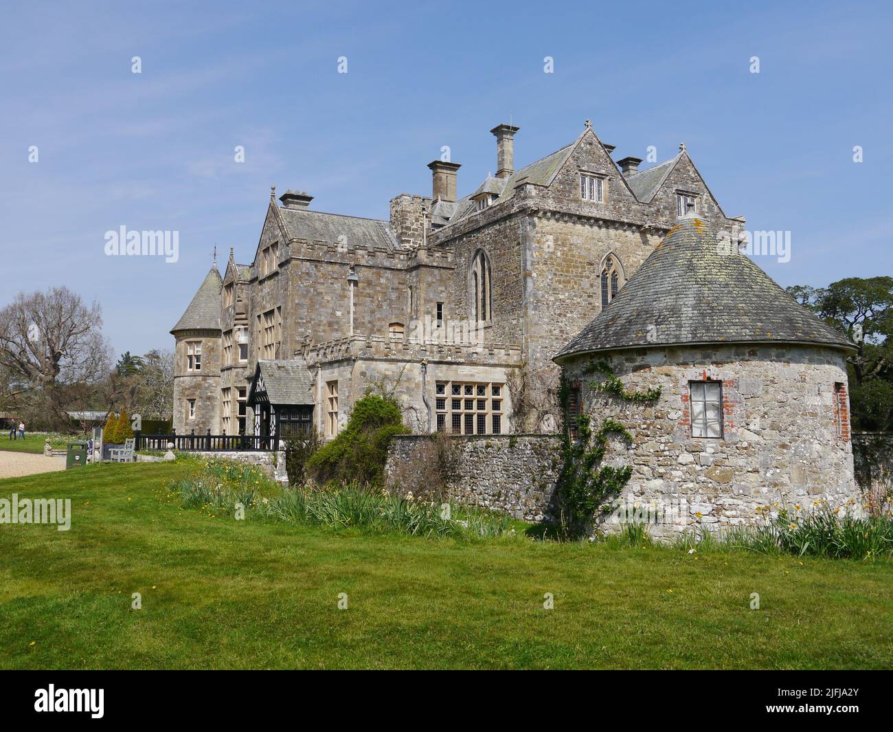 Beaulieu Palace House nella proprietà Beaulieu, nuova foresta, Inghilterra Foto Stock