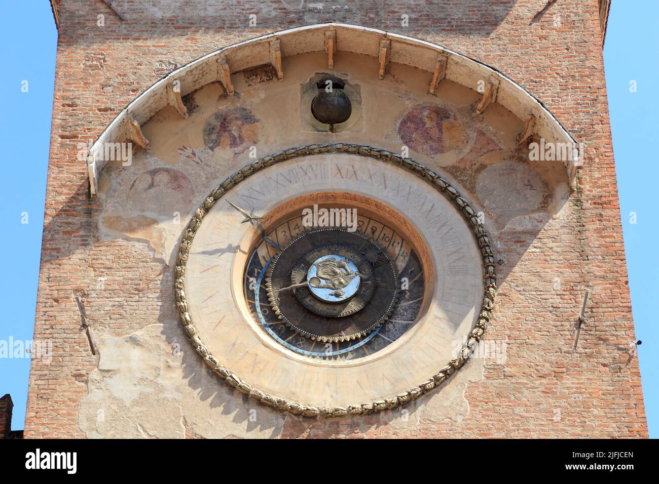 Torre dell'Orologio, Mantova, Mantova Foto Stock