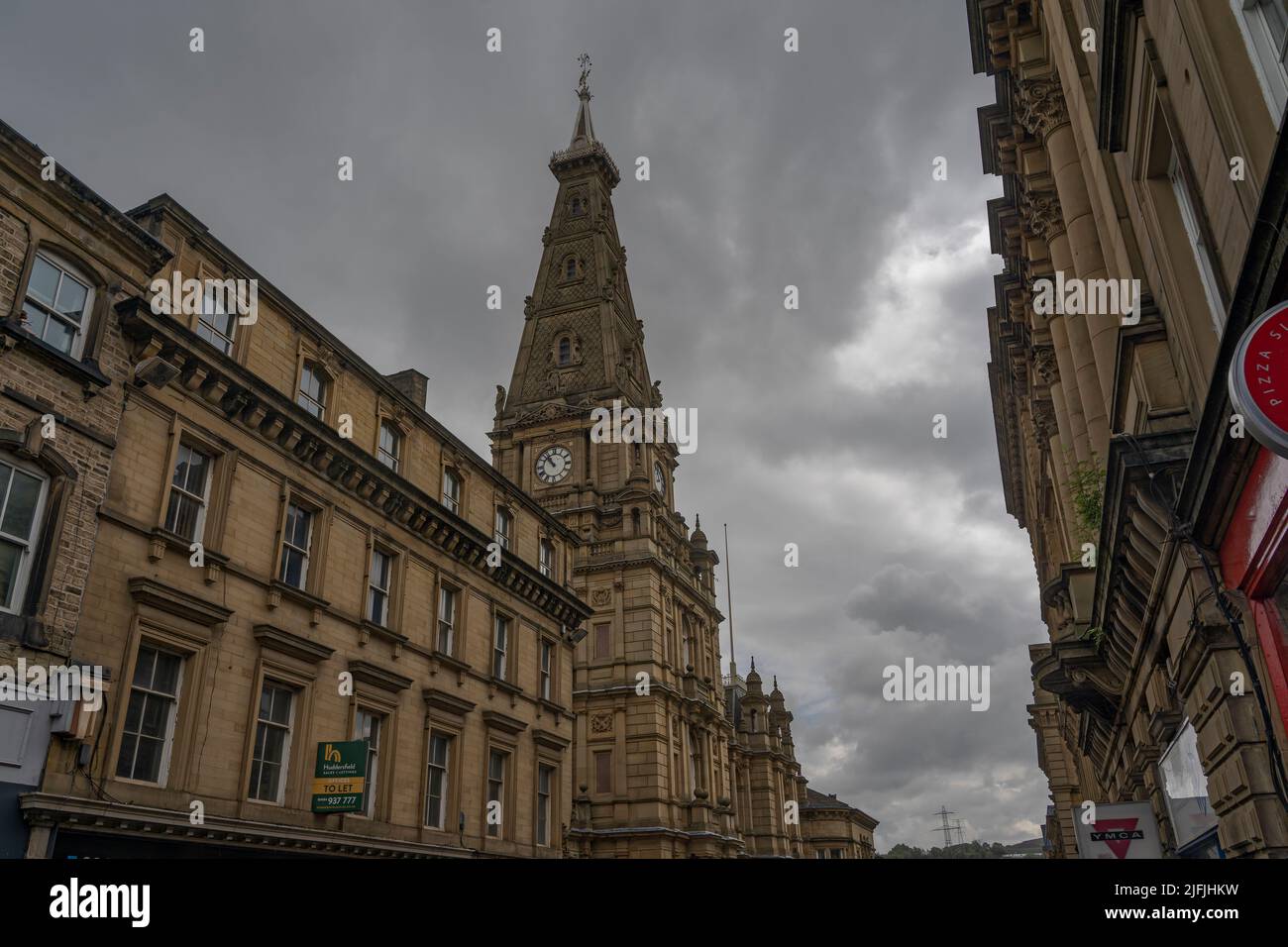 Halifax Town Hall Foto Stock