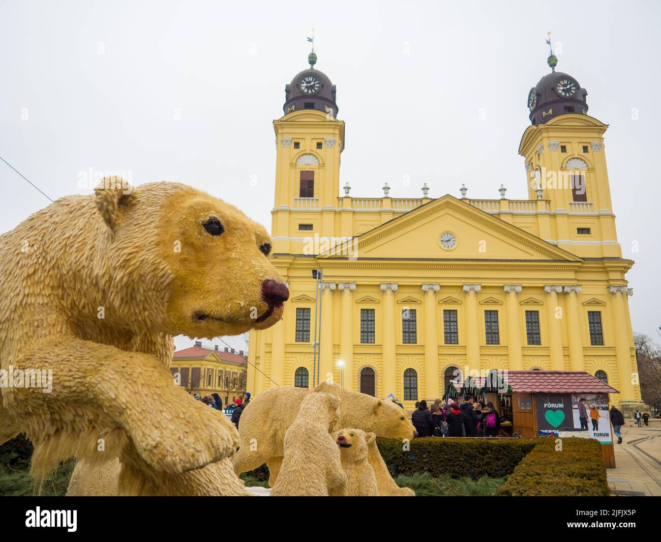 Grande chiesa protestante Foto Stock