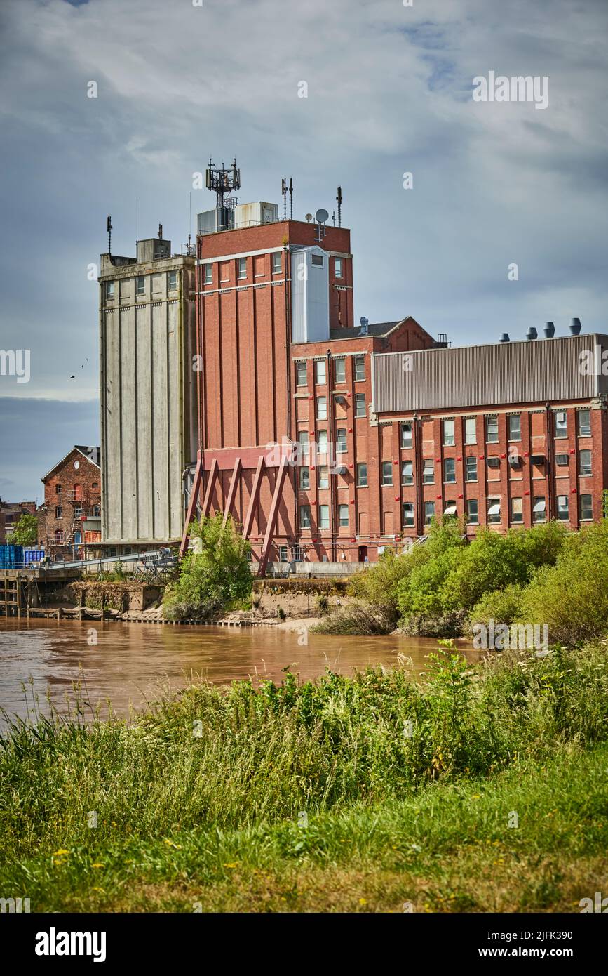 Centro di Selby, Westmill Foods Ideal Selby Flour Mill Foto Stock