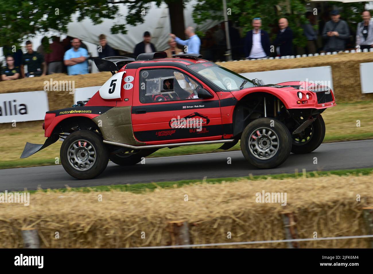 Rob bool, Lofthouse Freelander, Off-Road Arena, Safari Championship, Goodwood Festival of Speed, The Innovators - Masterminds of Motorsport, Goodwood Foto Stock