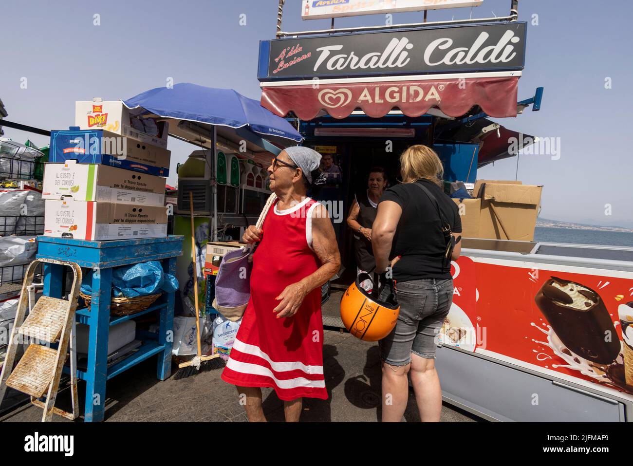Stallo Tiralli Foto Stock