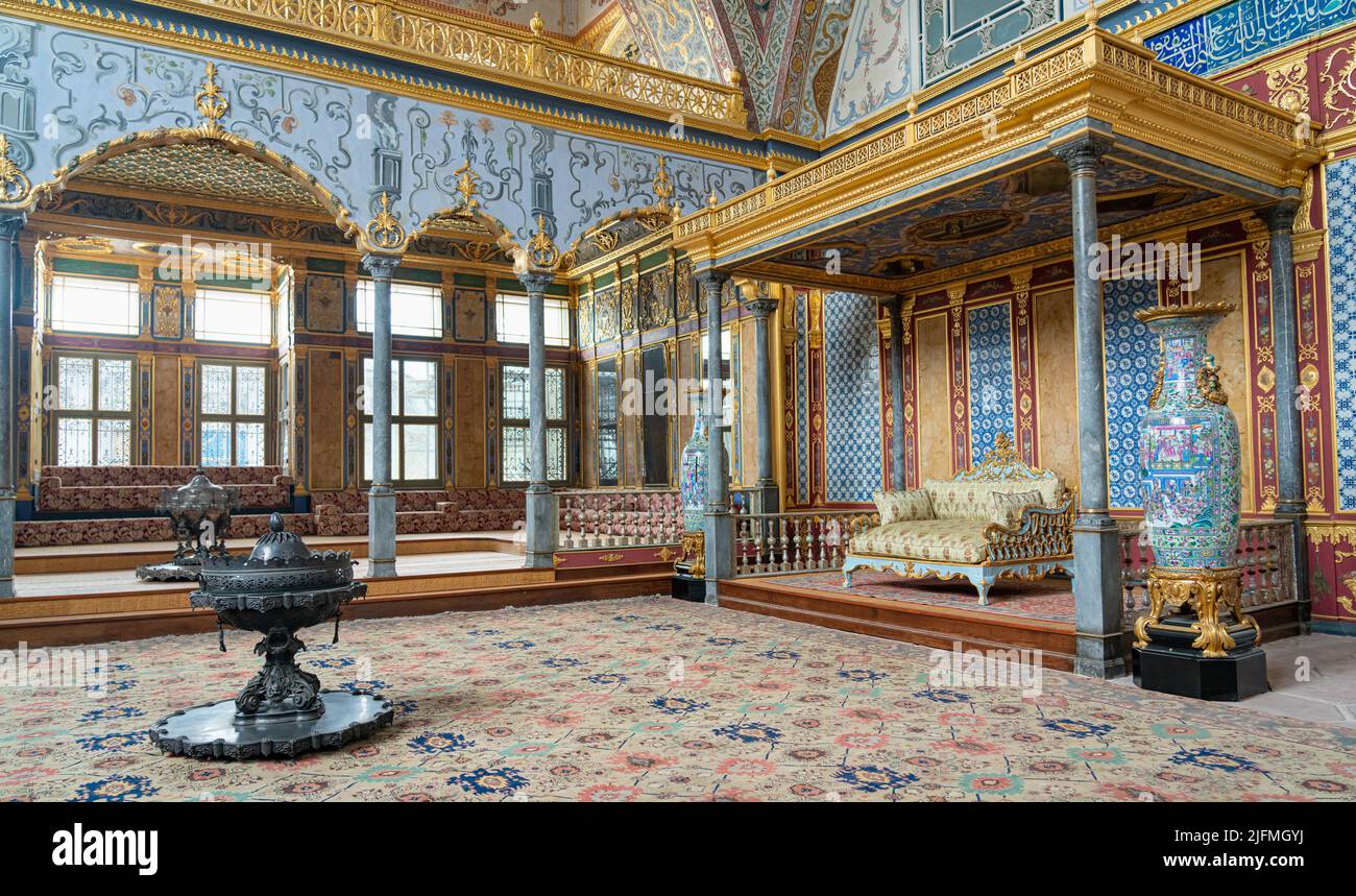 Harem è parte importante del Palazzo Topkapi Foto Stock