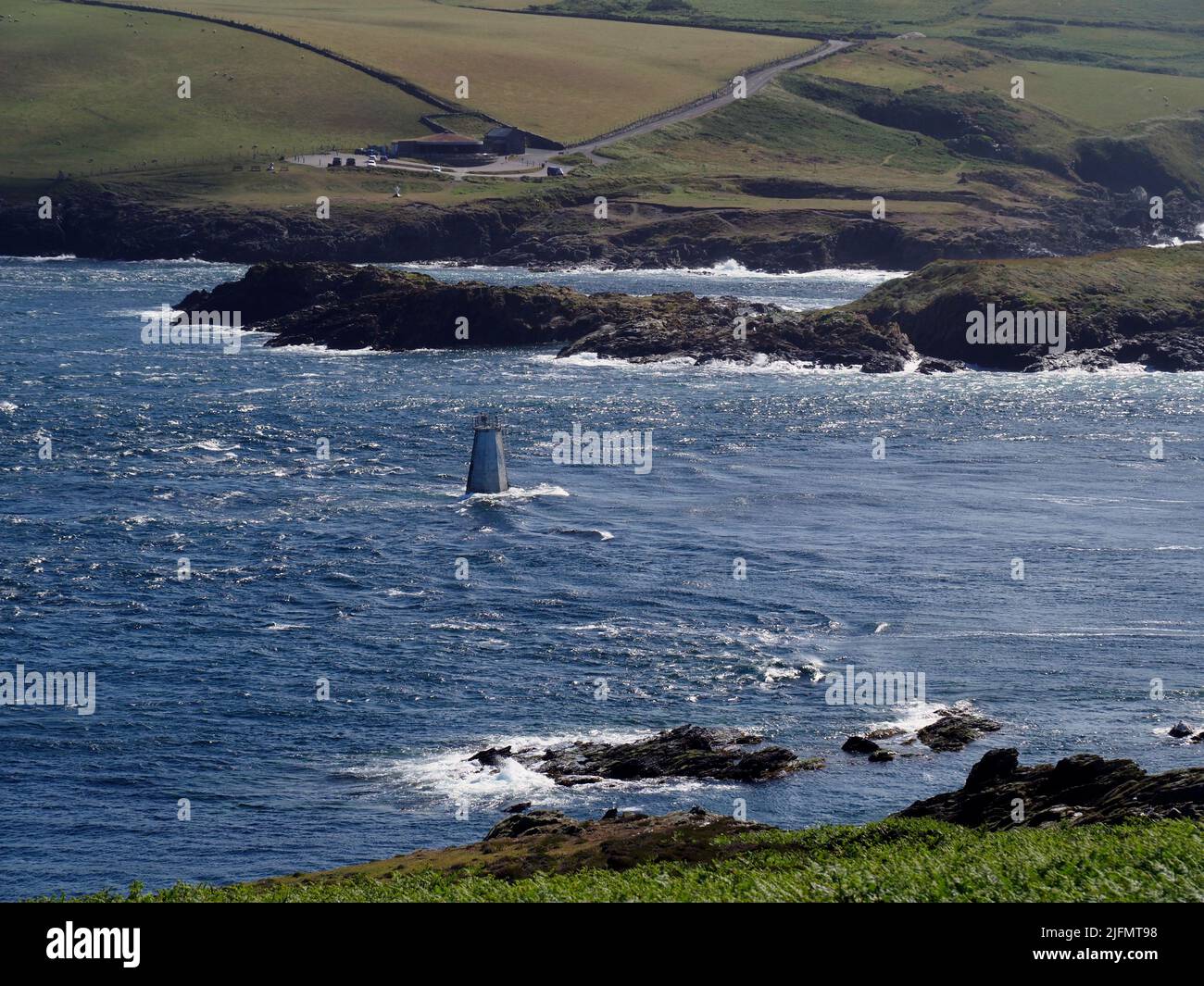 Calf Sound, Isola di Man Foto Stock