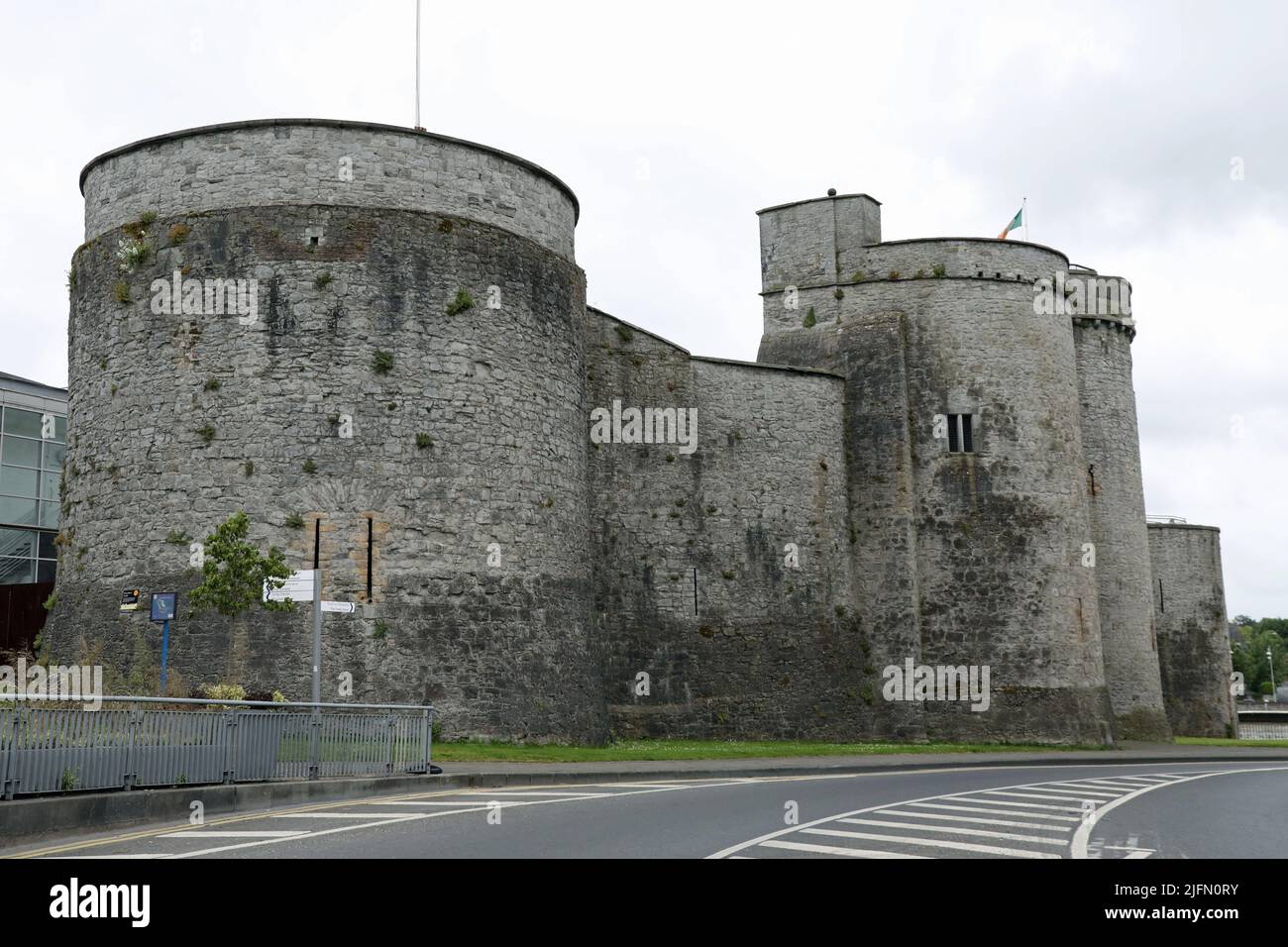 Castello di Limerick nella Repubblica d'Irlanda Foto Stock