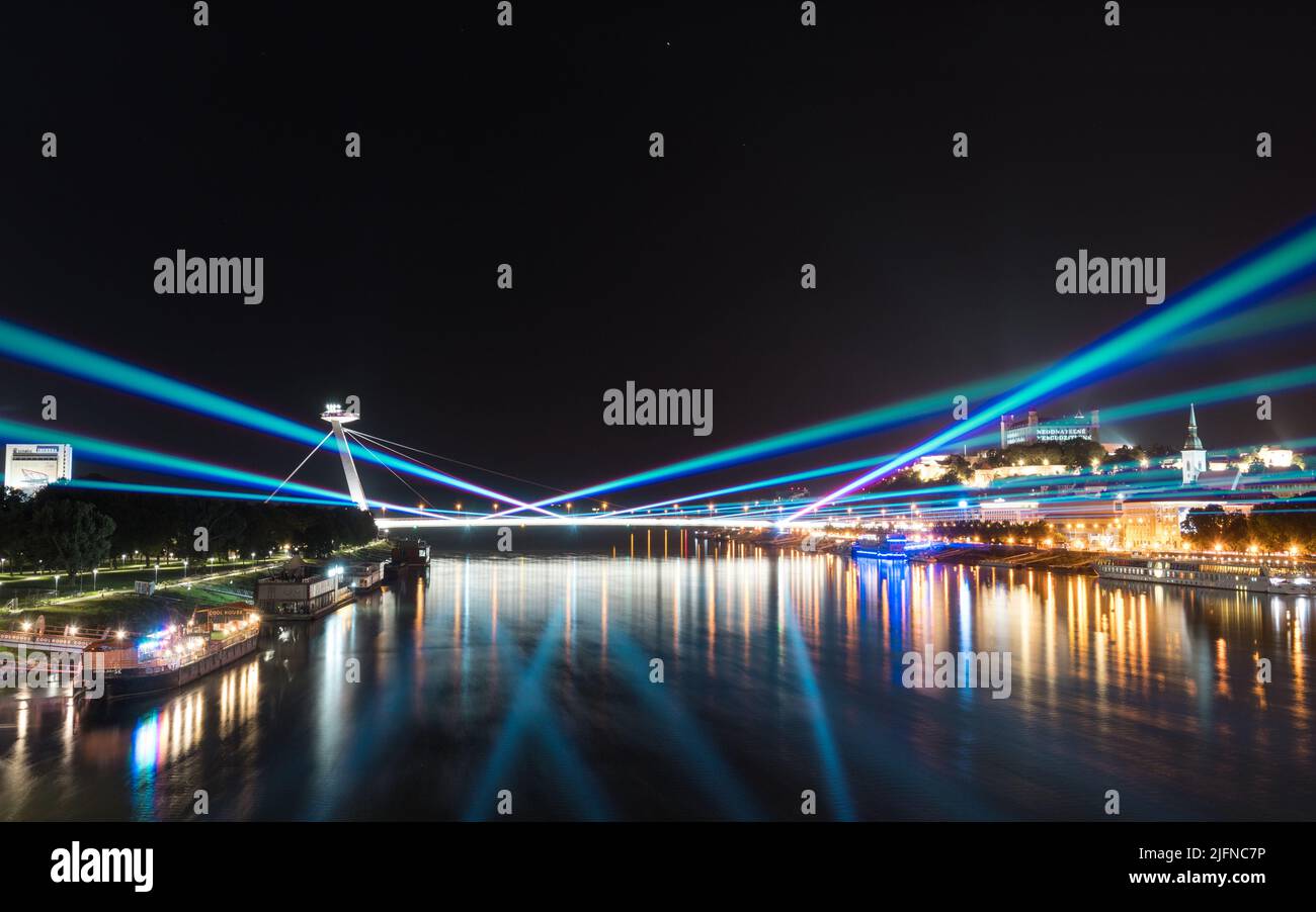 Biela noc, Bratislava Foto Stock