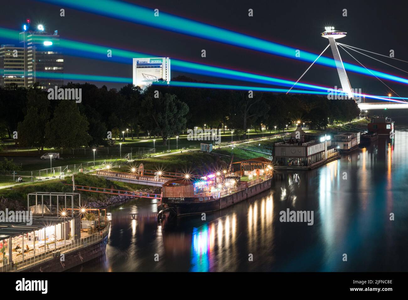 Biela noc, Bratislava Foto Stock