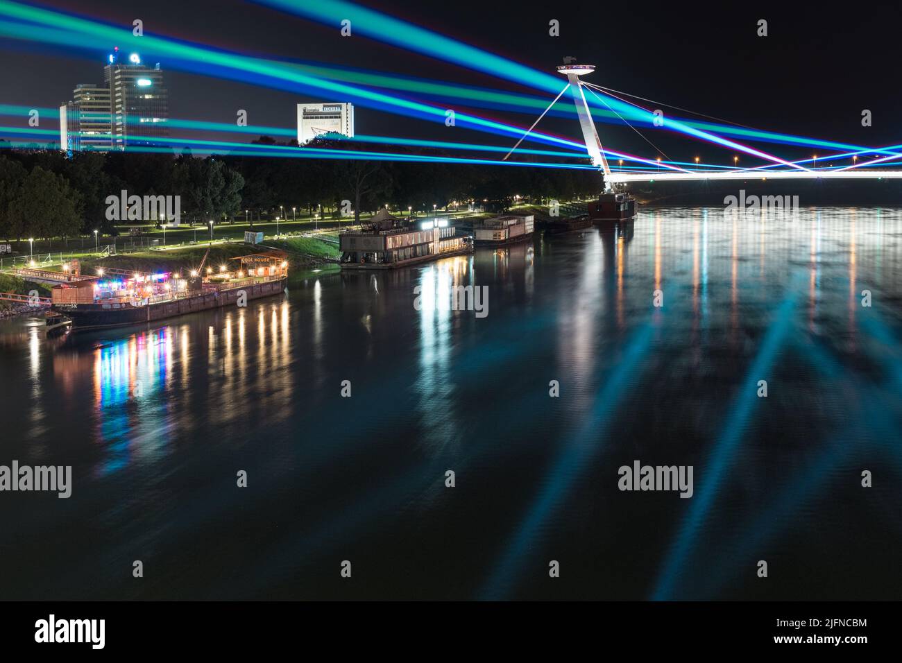 Biela noc, Bratislava Foto Stock