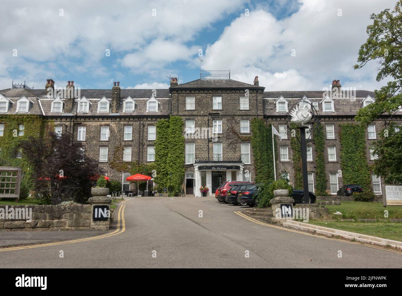 The Old Swan hotel, un hotel a 4 stelle in Swan Road a Harrogate, North Yorkshire, Regno Unito. Foto Stock