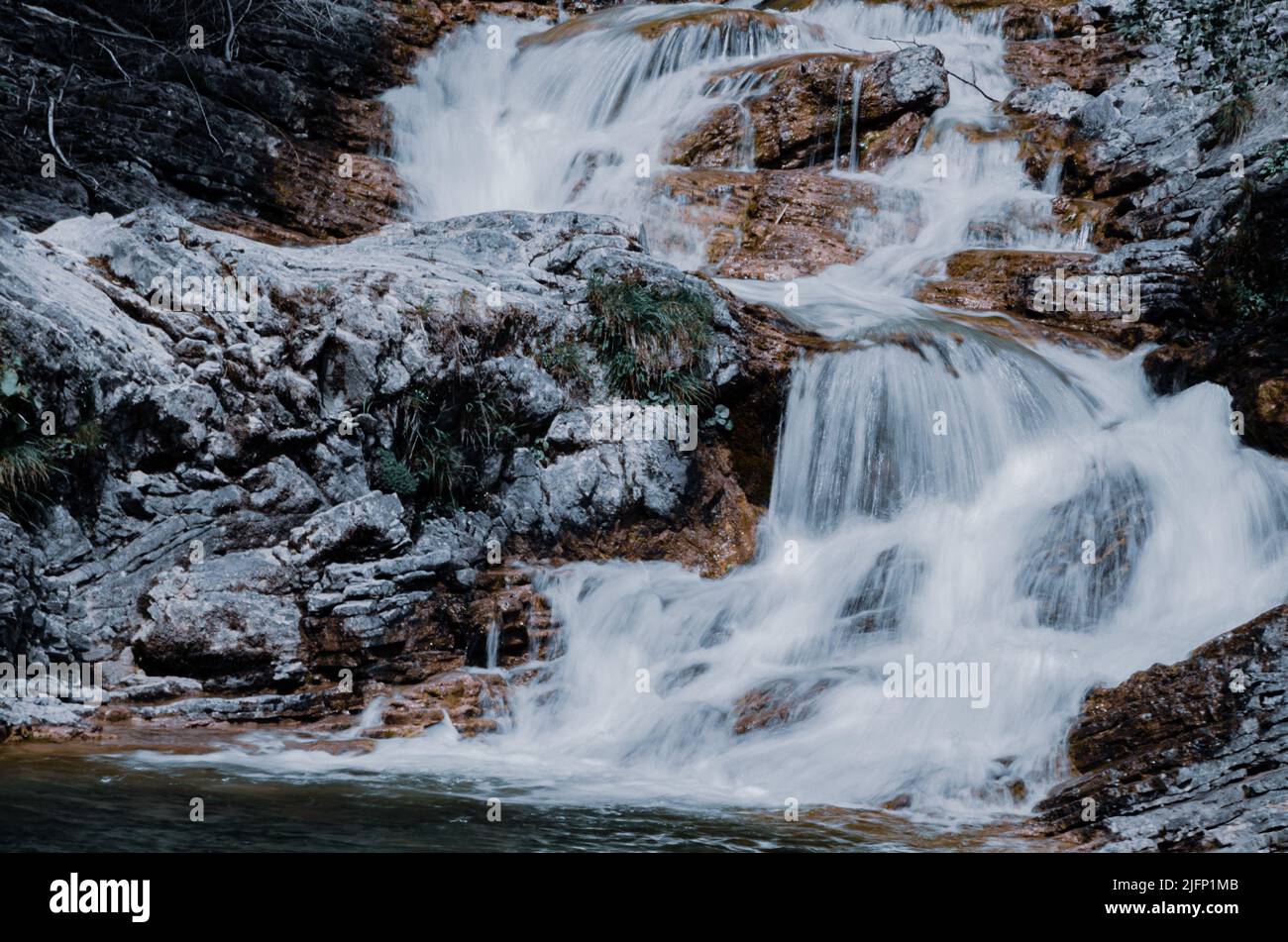 Sappada torrente Foto Stock