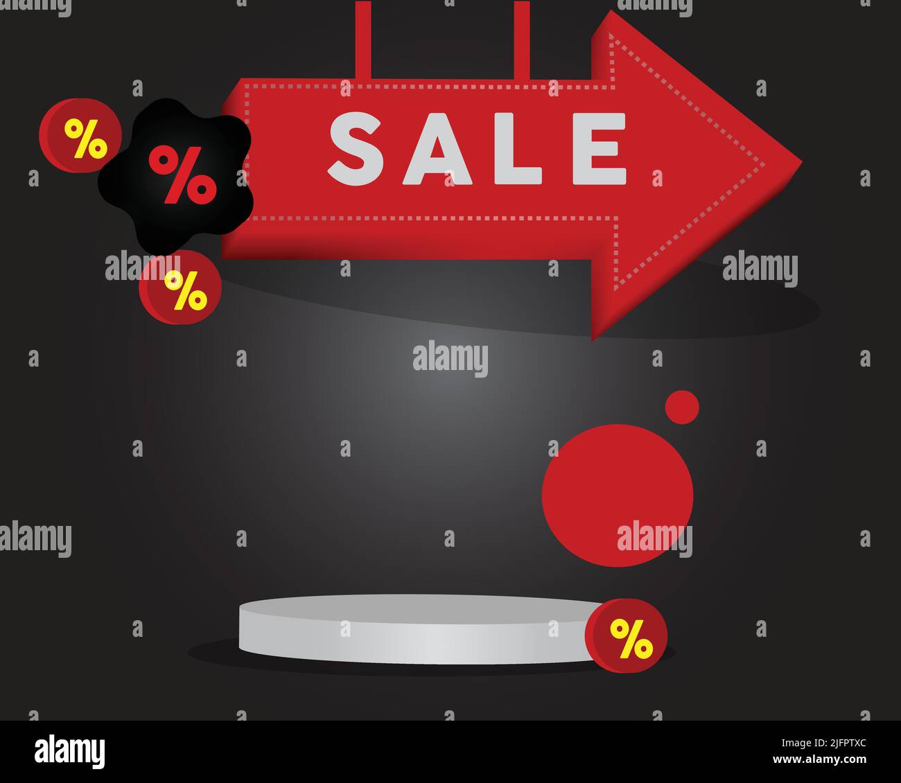 Modello di pubblicazione per i social media store, completamente modificabile Illustrazione Vettoriale