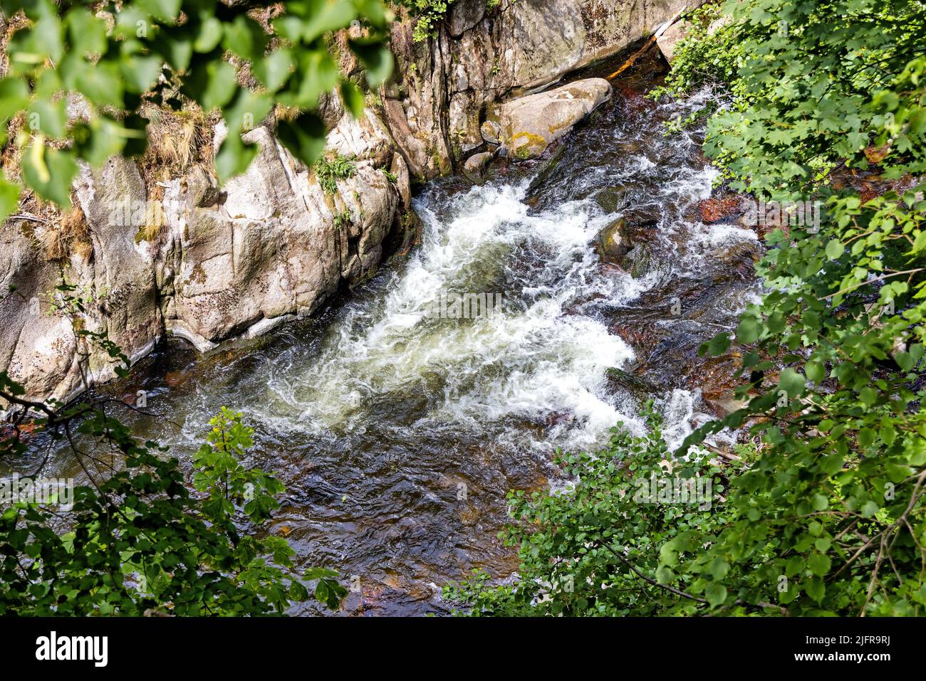 Ausflugsziel Bodetal im Harz Sachsen Anhalt Foto Stock