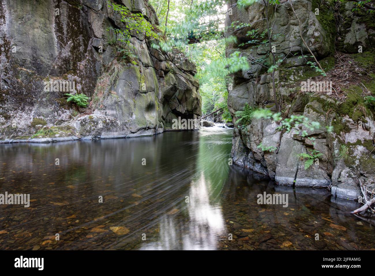 Ausflugsziel Bodetal im Harz Sachsen Anhalt Foto Stock