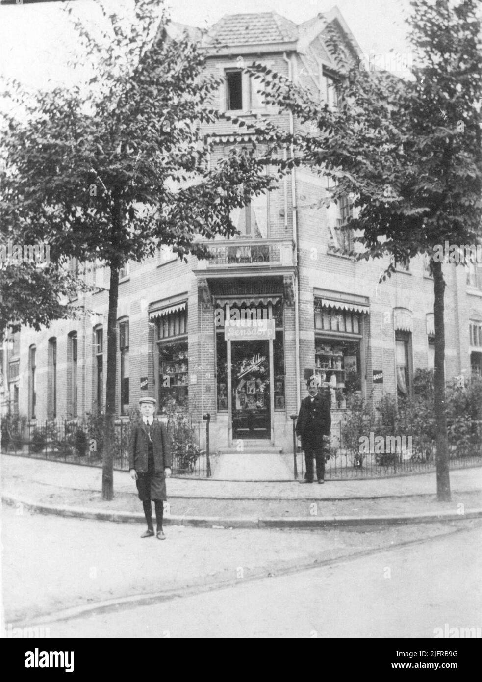 Il negozio di alimentari di M. van den Akker Foto Stock