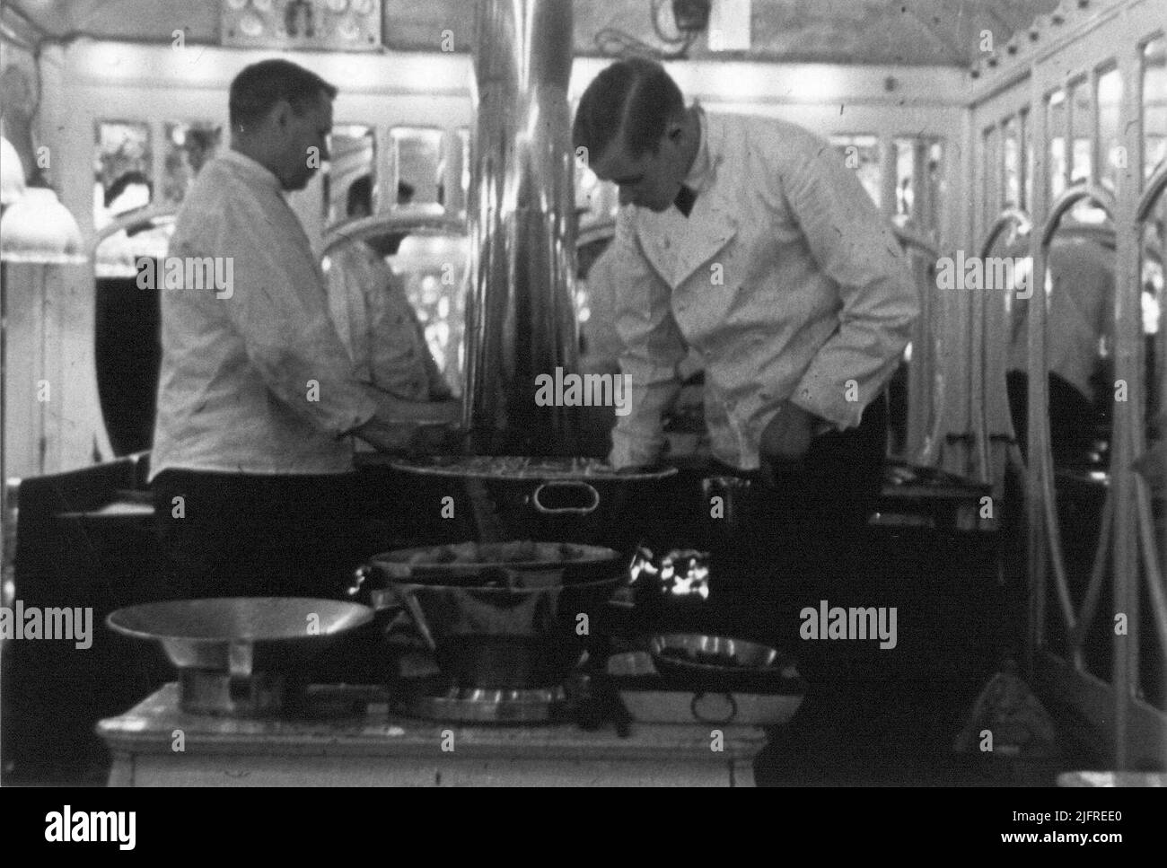 Oliebollenkraam Foto Stock