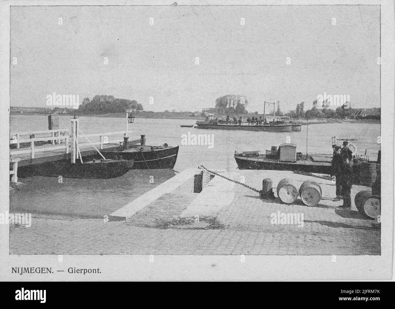 Il molo e il gierpont. Foto Stock