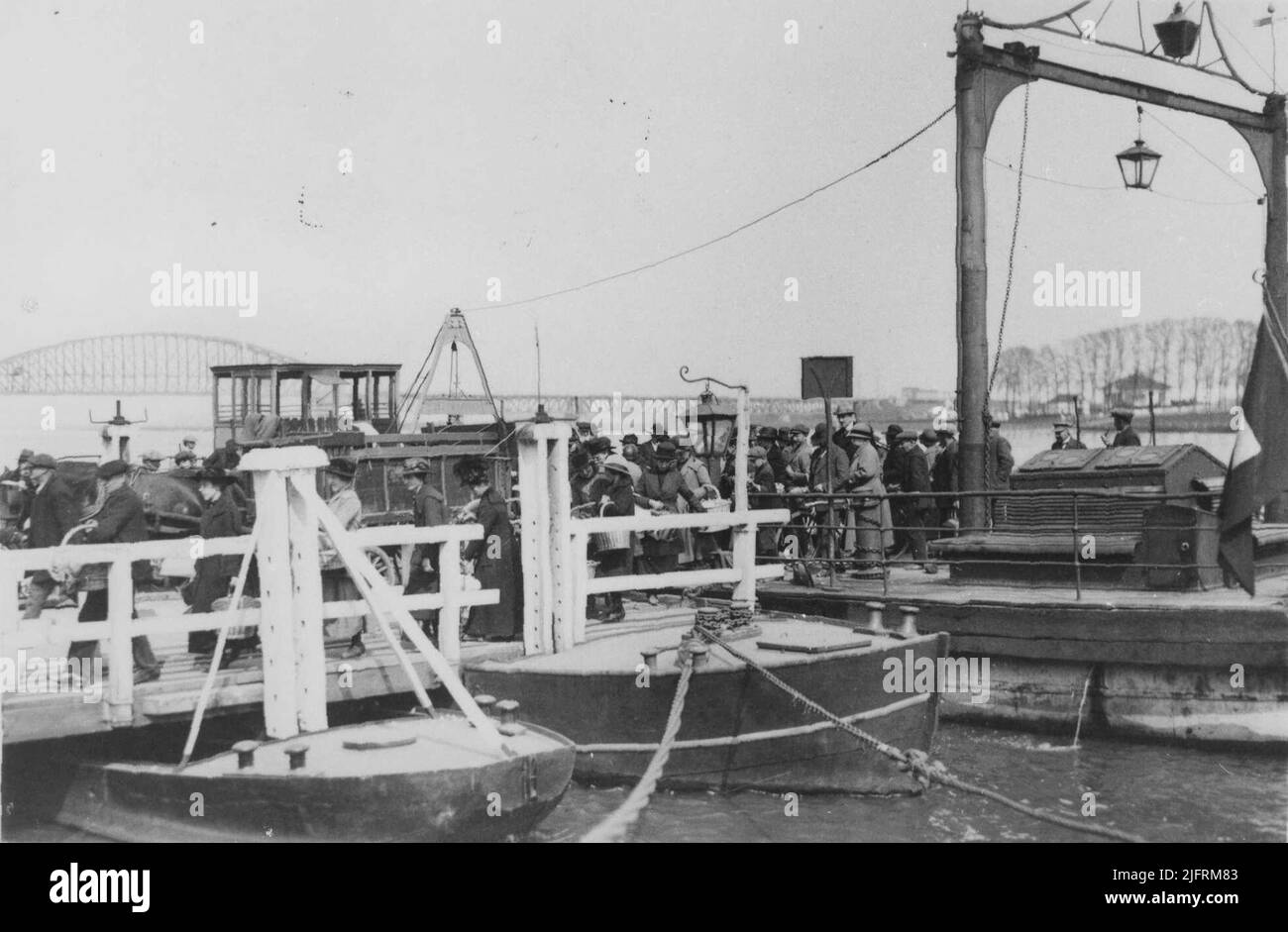 Il molo e il gierpont. Foto Stock