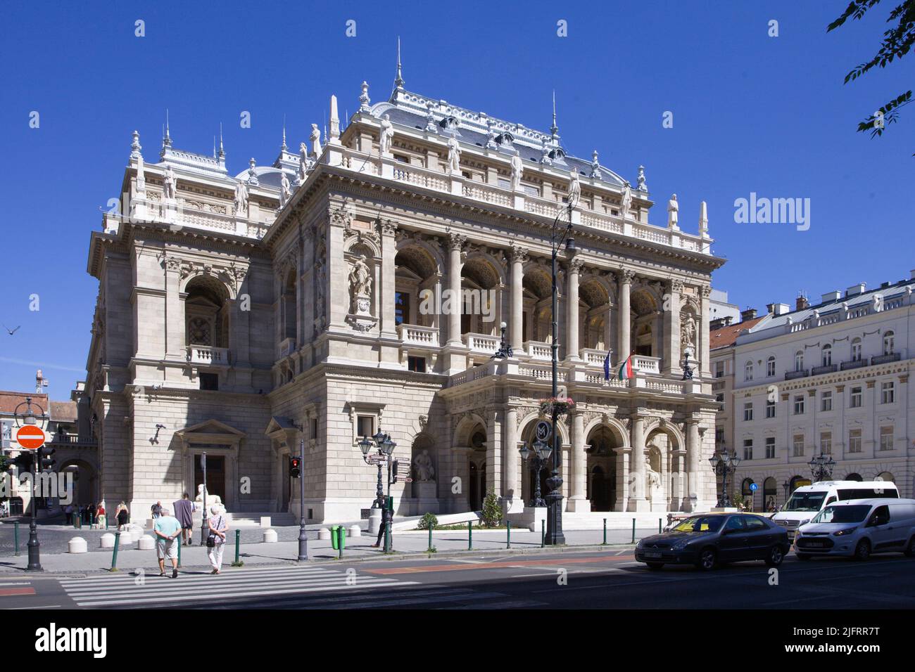 Ungheria, Budapest, Teatro dell'Opera di Stato, Foto Stock