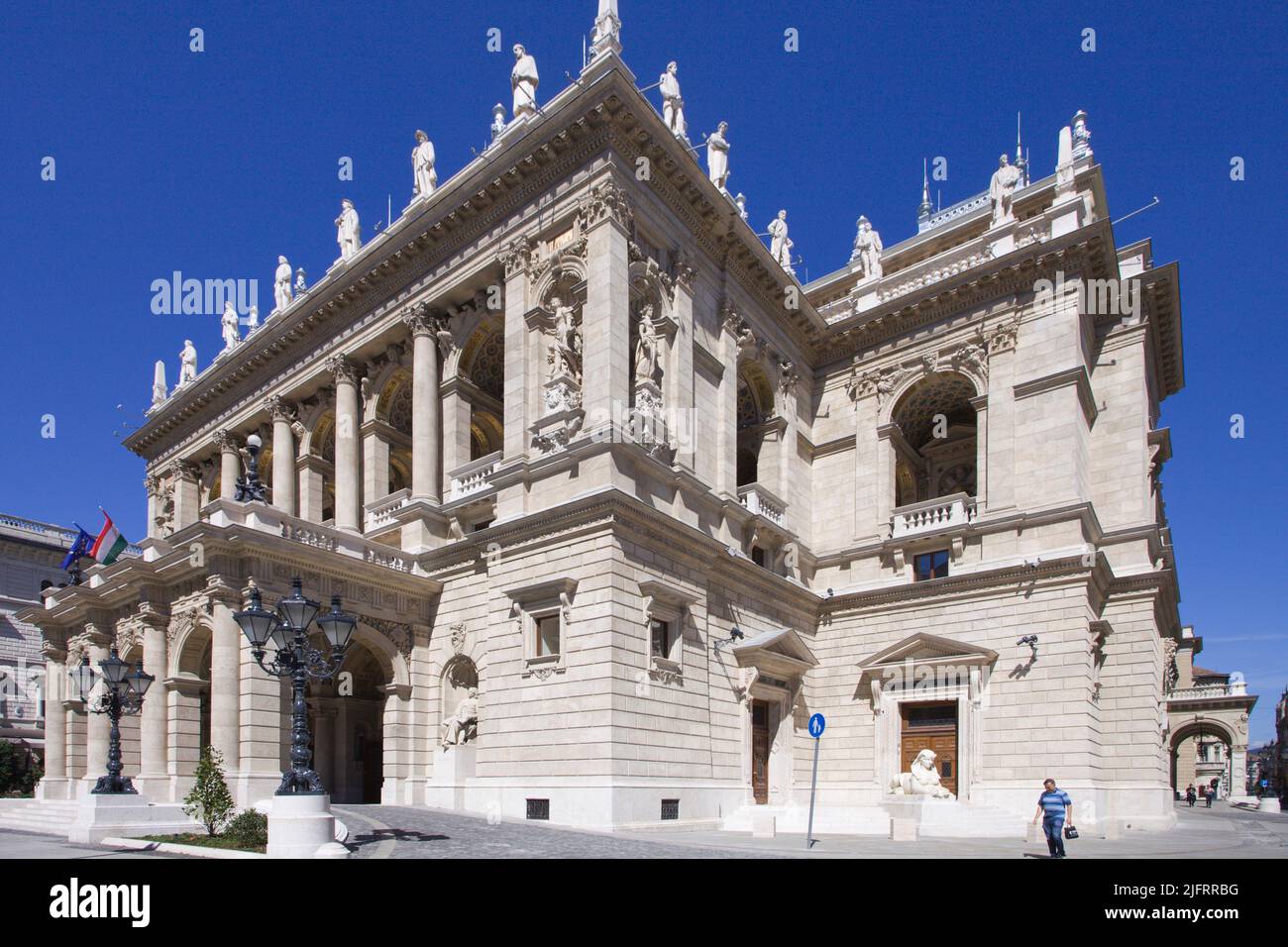 Ungheria, Budapest, Teatro dell'Opera di Stato, Foto Stock