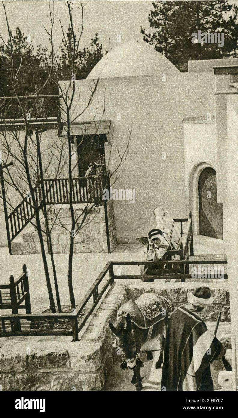 Un angolo pittoresco nella città orientale nel devotiepark allora dove luoghi dalla Terra Santa (Palestina) sono stati ricreati più tardi rinominato Museo all'aperto Bibles, ora Museumpark Orientalis Foto Stock