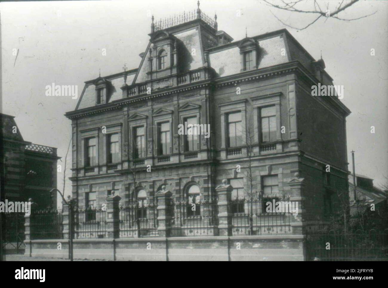 La palestra urbana dell'architetto Ir. Jan Jacob Weve, costruito nel 1880/1881 e demolito nel 1971. Anche il Servizio sociale Comunale è stato in questo edificio. Foto Stock