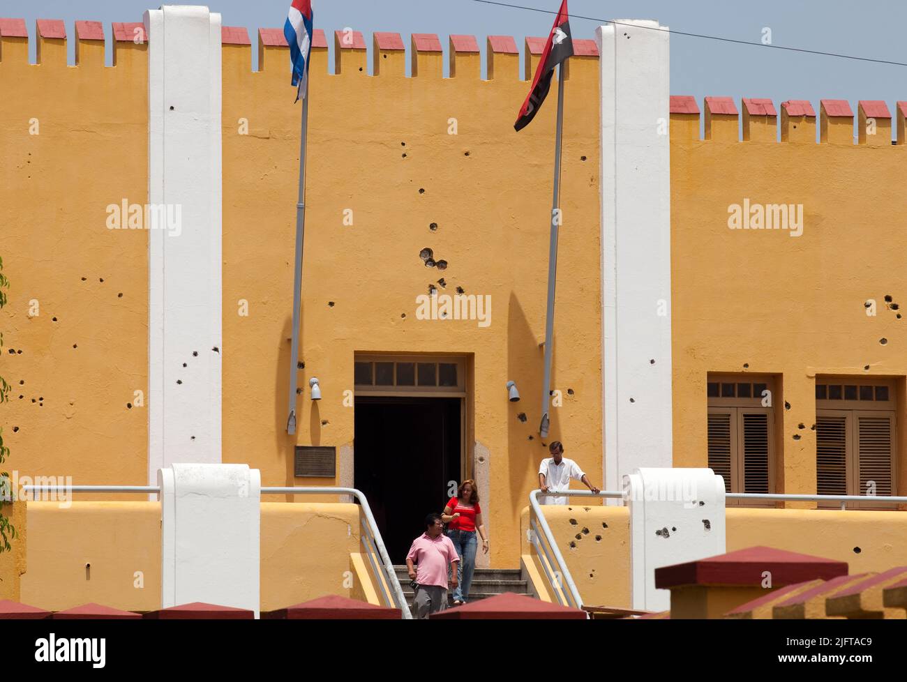 Cuba, Santiago di Cuba. La caserma Moncada era una caserma militare a Santiago de Cuba, che prende il nome dal generale Guillermon Moncada, un eroe della guerra di Foto Stock