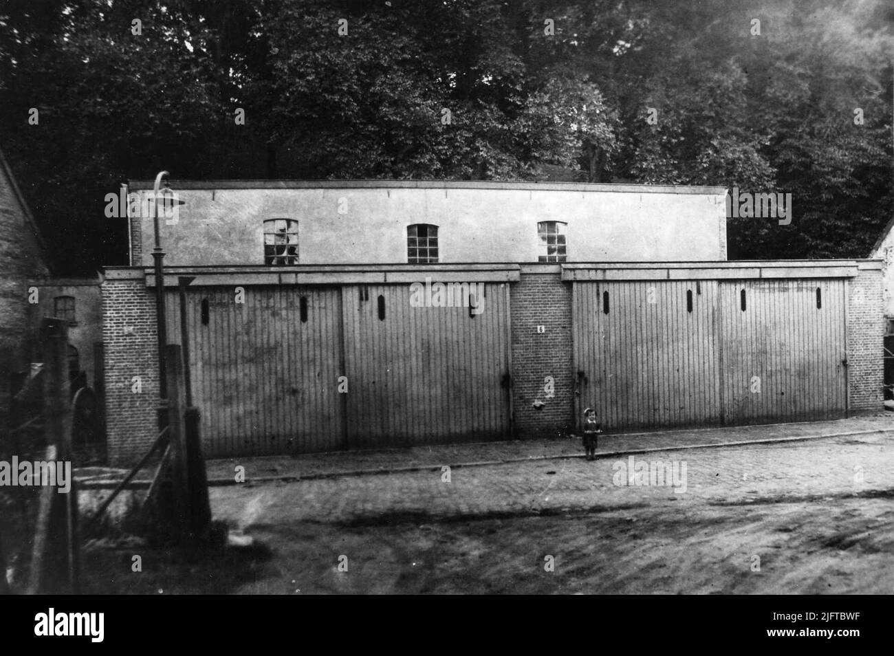 Il capannone del commercio di carbone di P.G. da Kerkhof Foto Stock