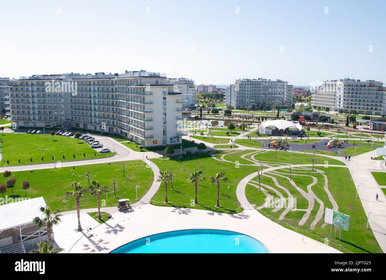Sochi, Russia - 22 aprile 2022: Sochi Park Hotel Foto Stock